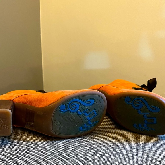 Gorgeous burnt orange suede boots. Like new. Worn only a few times. DISCONTINUED - Picture 2 of 5